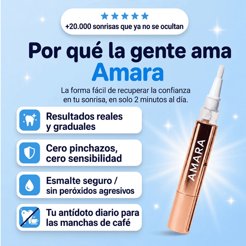 Amara™ | Sérum Blanqueador Dental