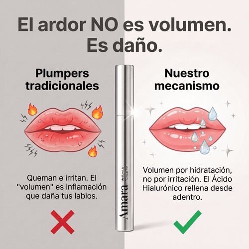 Amara™ | Voluminizador de Labios con Ácido Hialurónico